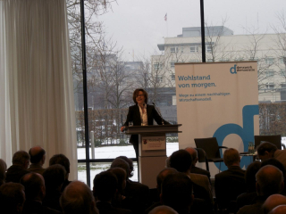 Begrüßung Margit Conrad, Europaministerin in Rheinland-Pfalz