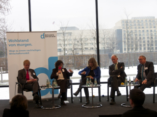 Reiner Hoffmann, Inge Paulini, Petra Pinzler, Rainer Baake, Gustav Horn